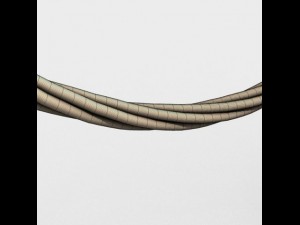 stanchions and rope barrier hd 3D Model