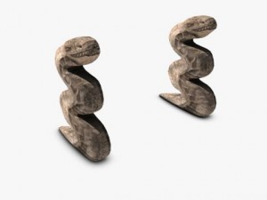 stone serpent 3D-Modell