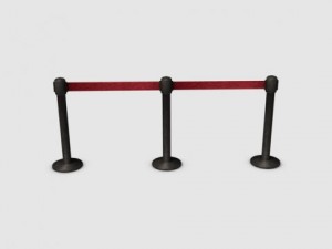 rope barrier 3D Model