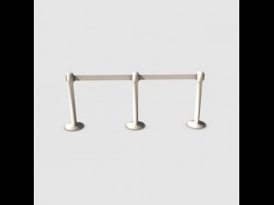 rope barrier 3D Model