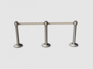 rope barrier 3D Model
