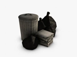 збір сміття 3D Модель