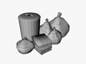 trash collection 3D Model