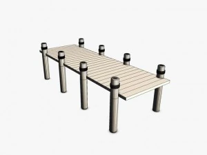 old pier 3D Model