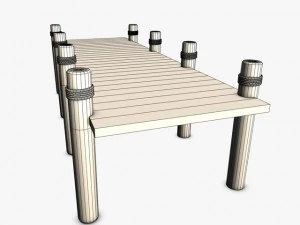 old pier 3D Model