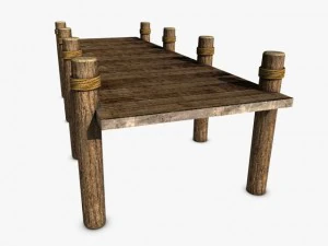 old pier 3D Model