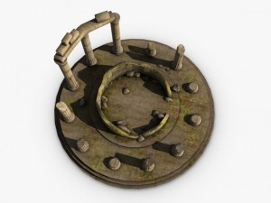 ancient temple ruins 3D Model