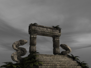 jungle entrance ruins 3D 모델