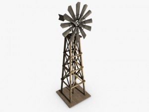 windmill Model 3D