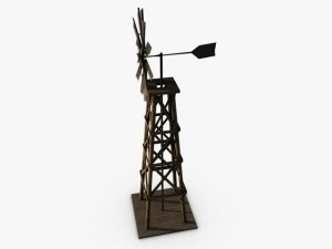 windmill 3Dモデル