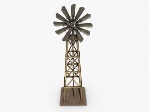 mulino a vento Modello 3D