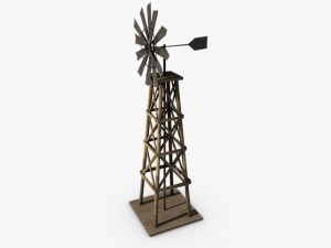 windmill 3Dモデル