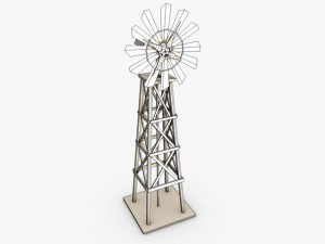 windmill 3Dモデル