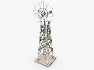 windmill 3Dモデル