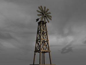windmill 3Dモデル