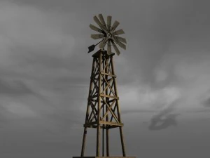 mulino a vento Modello 3D