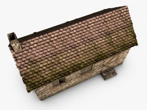 old stone cottage 3D Model