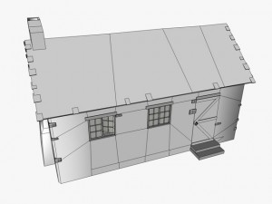 old stone cottage 3D Model