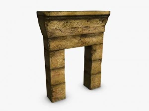 ancient egyptian ruins collection 3D Model