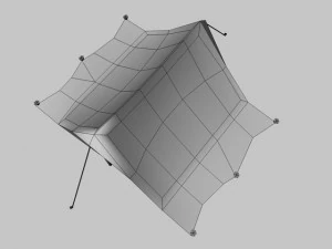 low poly tent 3D Model