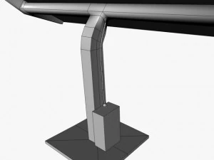 low poly solar panel 3D Model