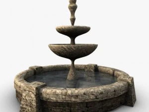 stone fountain 3D Model