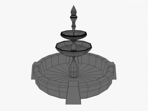 stone fountain 3D Model