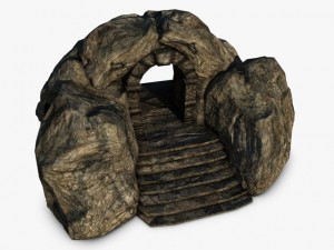 ancient rock entrance 3D Model