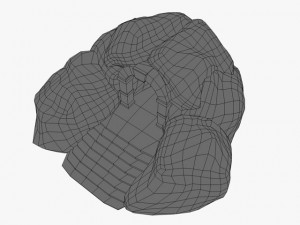ancient rock entrance 3D Model