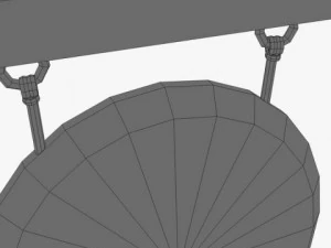 ancient asian gong 3D Model