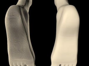 female feet 01 Model 3D