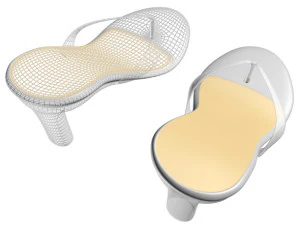 Thong heel sandals 01 3D Model
