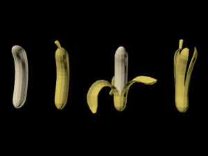 bananas 01 Modelo 3D