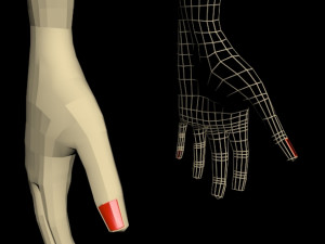 female hands 01 3D मॉडल