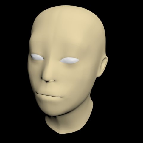 male head 01 Model 3D .c4d .max .obj .3ds .fbx .stl .blend 