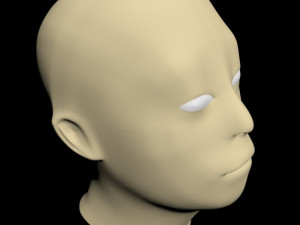 male head 01 Model 3D