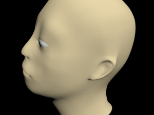 male head 01 Model 3D