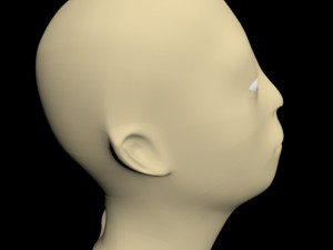 male head 01 Model 3D