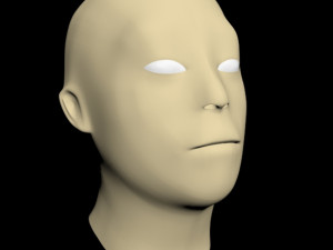 male head 01 Model 3D