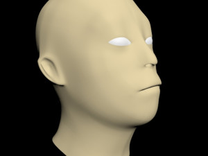 male head 01 Model 3D