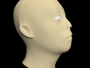 male head 01 Model 3D