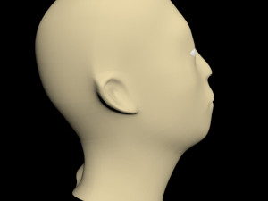 male head 01 Model 3D