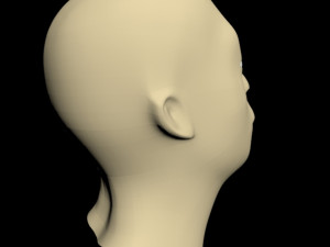male head 01 Model 3D