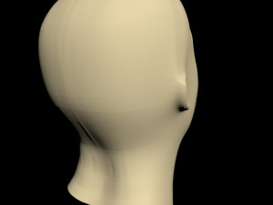 male head 01 Model 3D