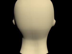 male head 01 Model 3D