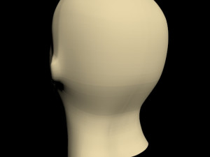 male head 01 Model 3D