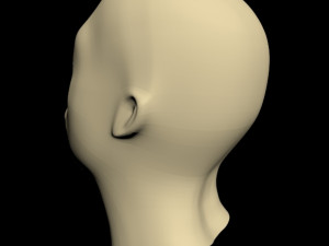 male head 01 Model 3D
