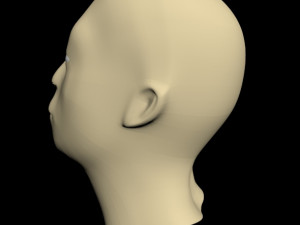 male head 01 Model 3D