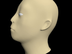 male head 01 Model 3D