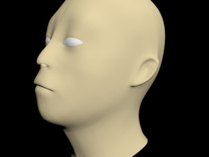 male head 01 Model 3D